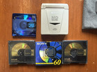 Sony Portable Minidisc Player Walkman Mz-e33  Tested Works W 4 Discs