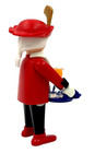 Playmobil Castle Figure Royal Waiter   Hat W  Gold Plume   Tray   2 Goblets J15