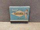 1950   s Vintage Feature Matchbook Hotel Sahara Las Vegas Nevada 2    Fs Girlie