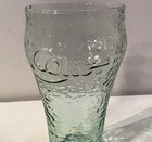Enjoy Coke Coca-cola 16oz  Green Textured Drinking Glass 6in  Barware