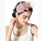 Womens Cocktail Party Fascinator Derby Hat Wedding Church Kentucky Formal Mesh