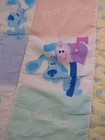 Vintage Blues Clues Crib Quilt Comforter Early Y2k Magenta Periwinkle Mailbox