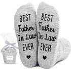  Fuzzy Socks For Men - Gifts For Grandson Nephew Cousin Best Father In Law Ever