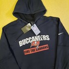 Nike Tampa Bay Buccaneers Sideline Hoodie Sweatshirt Pullover Men s Large Brady
