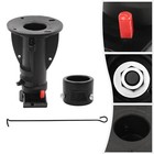 5th Gooseneck Adapter Wheel Adapter For Camper rv trailer Kingpin Box Adjustable