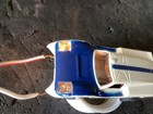 Aurora Tjet Ho Slot Car 1430 Blue white Lighted Ford J Car Vfast Many New Parts