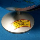 Vtg Mcm World Home Bible League Litho Tin Spinning Globe Coin Bank