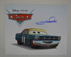 Mario Andretti Signed Cars Disney Pixar 8x10 Photo Jsa Coa  as Is 