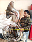 Sousaphone 25 bell Chrome Polish   Cases  Free Shipping Delivery Within 20  Days