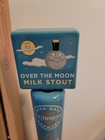 Guinness Beer Over The Moon Milk Stout Tap Handle Irish Bar Pub Game Room New