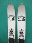 Vintage Set Of Wooden 53  Long Waterskis Water Skis Sea Glider Shorty