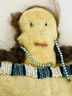 C  1880 Native American Indian Beaded Doll   2