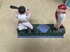 Cast Iron Metal Baseball Bank Vintage-pitcher -catcher-ump 1980 s