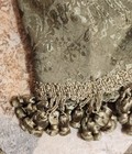 Croscill - Four  4  Poly Waterfall Valances   Two  2  Panels Olive Green 44 x84 