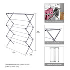 Mainstays Oversized Collapsible Steel Laundry Drying Rack  Freeship
