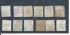 Jamaica Stamps  Queen Victoria Used Lot Plus A Red Cross Label    ar817 