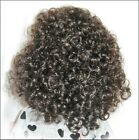Monique Doll Wig Sz 10  11 Brown black Textured Curls Natural Curly Heather New