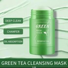 Green Tea Solid Mask Cleans Pores Stick Facial Blemish 40g Remove Blackhead