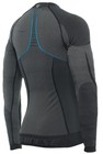 Dainese Ski Dry Mens Long Sleeve Base Layer Top Black blue Lg