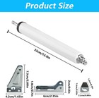 Pneumatic Screen   Storm Door Closer Kit Adjustable Heavy Duty Hardware White