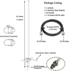 Dual Band 2m 70cm Ham Radio Antenna  Vhf Uhf 2 Meter 70 Cm Antennas