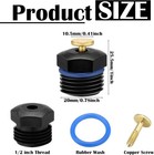 30 Pcs Sprinkler Nozzle 1 2 Inch Garden Misting Nozzles Adjustable 360 Degree La