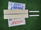 2x English Willow Cricket Bat Big Edge 38-40 Mm  plain   Free Mrf   Ceat Sticker