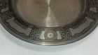Vintage Selandia Norway Pewter Baby Announcement  Baptism Hanging Plate Dish  7   