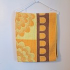 Brazilian Collection By Saydah Beach Towel Vintage Geometric Orange 100  Cotton