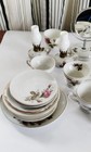 33 Pc  Vintage Moss Rose Japan Porcelain Childs Set