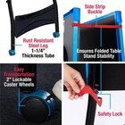 Official Size Indoor Tennis Ping Pong Table 2 Paddles Balls Foldable   Casters