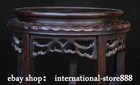 13  Antique Old Chinese Yellow Huanghuali Wood Carved Phoenix Bird Chair