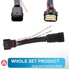  Parking Light Adapter Led Headlight Plug N Play Harness For 2019  Ram 2500 
