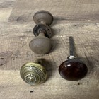 Lot Of Antique Vintage Salvage Brass metal Door Knobs