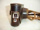 Vintage Leica Leitz Lllg - Brown Leather Camera Case