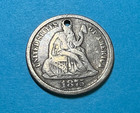 Love Token 1875 Seated Liberty Silver Dime Olw