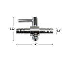 Aquarium Control Valve  Metal Stainless Steel Gang Valve  Air Flow Distributo   