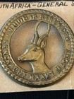 Great   Ww2 British South Africa General Service Cap Badge W  Button