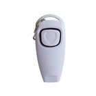 Hot 2 In 1 Cute Shape Dog Whistle Clicker Pet Dog Trainer Aid Guide With Key