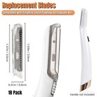 18 Pack Replacement Heads Compatible With Finishing Touch Flawless Dermaplane Gl