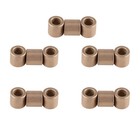 15pcs Sleeve Bearing 8mm Bore X 10mm Od Plain Bearings Wrapped Oilless Bushings