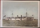 Vtg Us Navy Ship Baltimore Lion Coffee Trade Card Toledo Ohio Sample Specimen