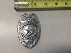 Vintage Metro Industrial Security Metal Chest Badge