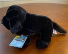 Ganz Webkinz Hm136 Black Lab Dog Plush Stuffed New  Sealed Play Code