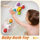 Baby Toys 0-6-12-18 Months suction Cup Spinner Toys baby Bath Toys For Boy gi   