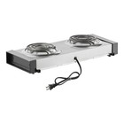 120v 1500w Commercial Kitchen Portable Double Burner Countertop Electric Range