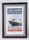 Ms Patriot United States Lines Advertising Print Frame Inagural Celebration 2000