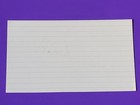 Mario Andretti  Autograph 3 5x6 Index Card Racing Legend