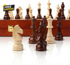 20  Extra Large Wooden Chess Set For Adults 4 5  King Staunton Pieces