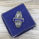 Vtg Extremely Rare Pepsi Cola Production School Employee Enamel Lapel Pin Scarce